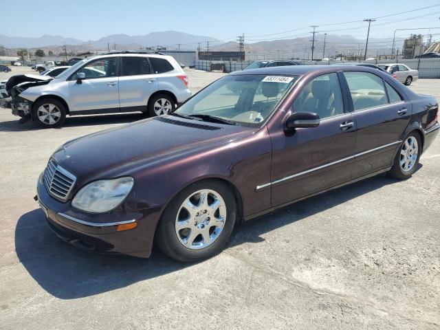 MERCEDES-BENZ S-CLASS 2000 with VIN WDBNG70J1YA073918 - Photo from auction