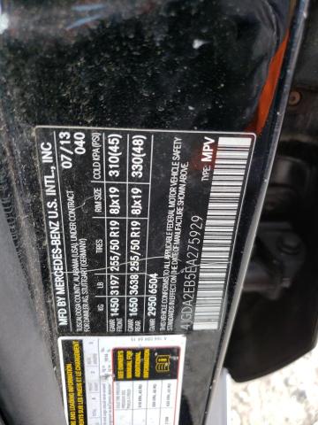 Photo 14 from auction – 2014 MERCEDES-BENZ ML 350 BLU with VIN 4JGDA2EB5EA275929