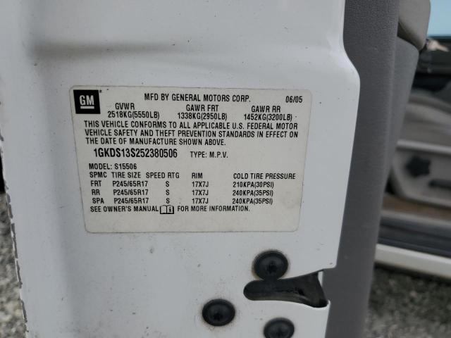 Photo 14 from auction – 2005 GMC ENVOY with VIN 1GKDS13S252380506