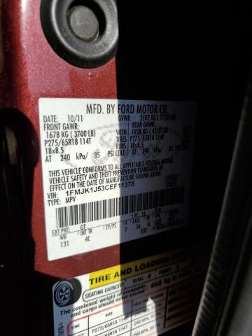 Photo 14 from auction – 2012 FORD EXPEDITION with VIN 1FMJK1J53CEF11378
