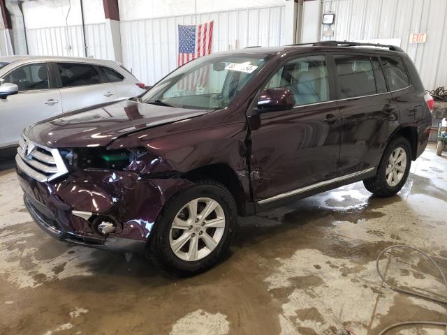 TOYOTA HIGHLANDER 2013 with VIN 5TDBK3EH6DS193292 - Photo from auction
