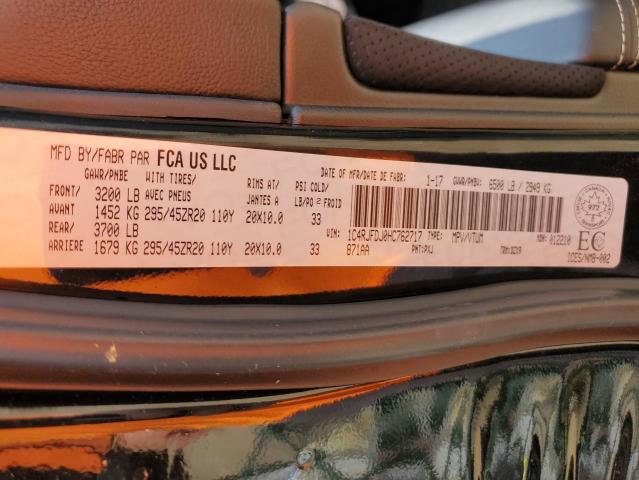 Photo 14 from auction – 2017 JEEP GRAND CHER with VIN 1C4RJFDJ0HC762717