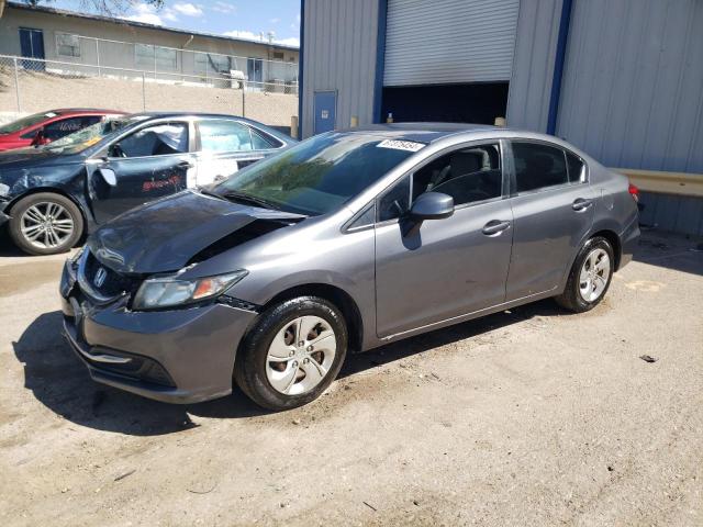 HONDA CIVIC LX 2013 with VIN 19XFB2F56DE262525 - Photo from auction