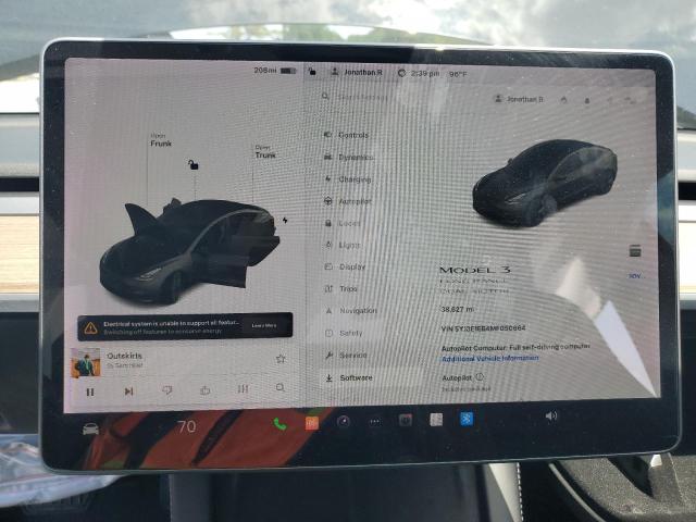 Photo 9 from auction – 2021 TESLA MODEL 3 with VIN 5YJ3E1EB4MF050664