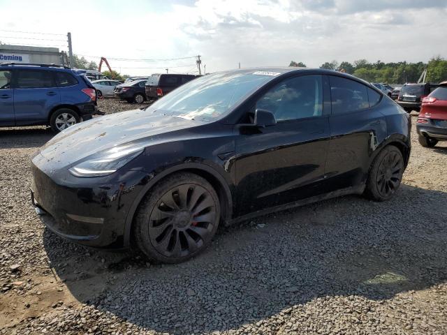 TESLA MODEL Y 2020 with VIN 5YJYGDEF6LF034372 - Photo from auction