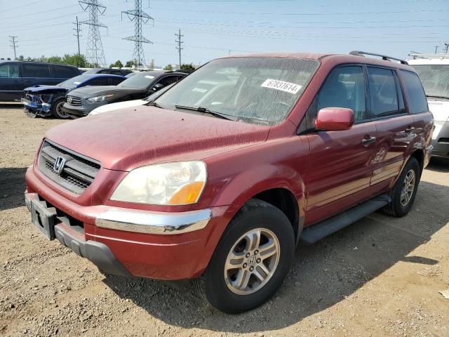 HONDA PILOT EX 2003 with VIN 2HKYF18453H538991 - Photo from auction
