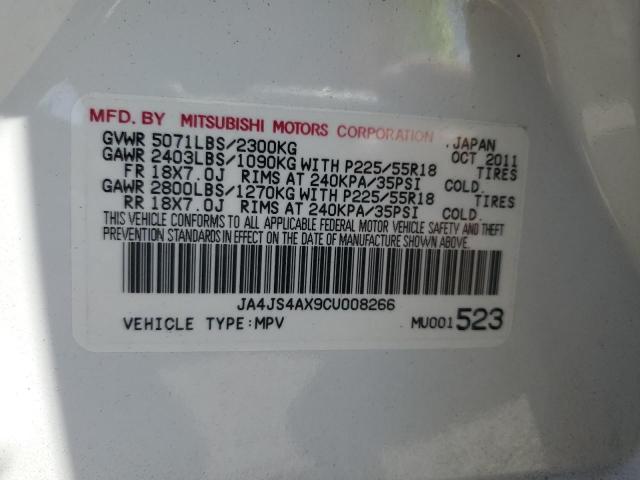 Photo 14 from auction – 2012 MITSUBISHI OUTLANDER with VIN JA4JS4AX9CU008266