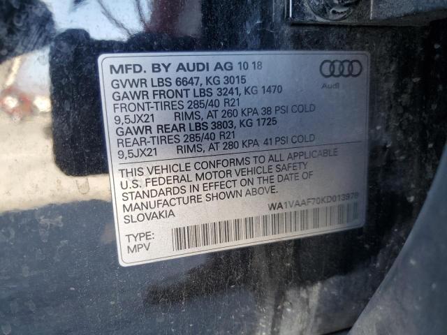 Photo 14 from auction – 2019 AUDI Q7 PRESTIG with VIN WA1VAAF70KD013978