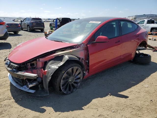 TESLA MODEL 3 2022 with VIN 5YJ3E1EC6NF168984 - Photo from auction