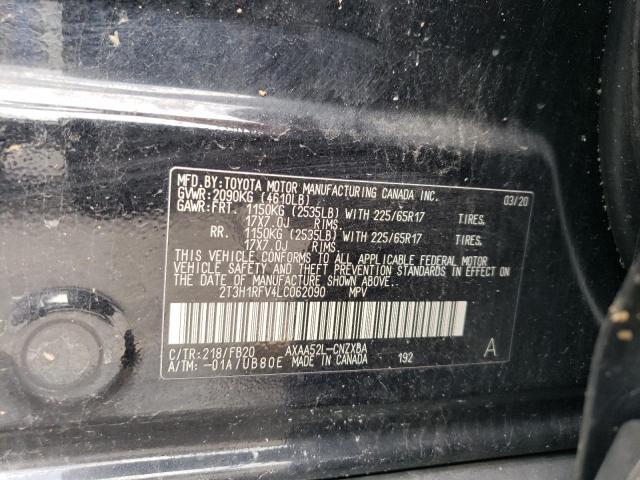 Photo 14 from auction – 2020 TOYOTA RAV4 LE with VIN 2T3H1RFV4LC062090