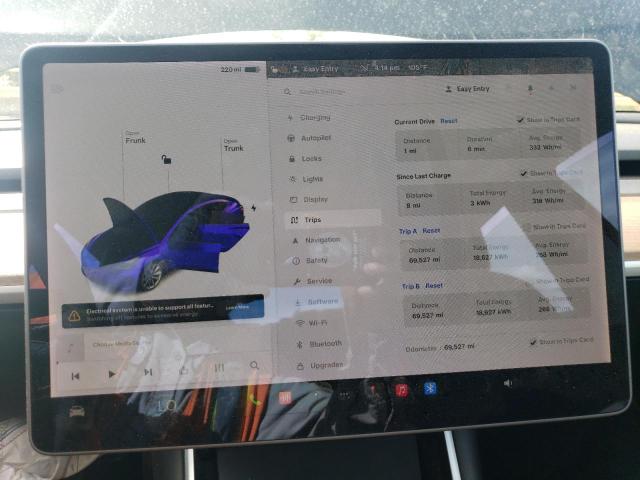 Photo 9 from auction – 2020 TESLA MODEL 3 with VIN 5YJ3E1EB9LF801093