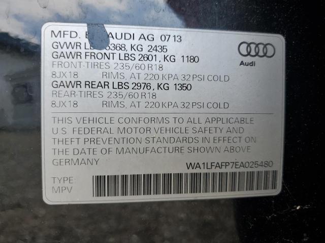 Photo 14 from auction – 2014 AUDI Q5 PREMIUM with VIN WA1LFAFP7EA025480