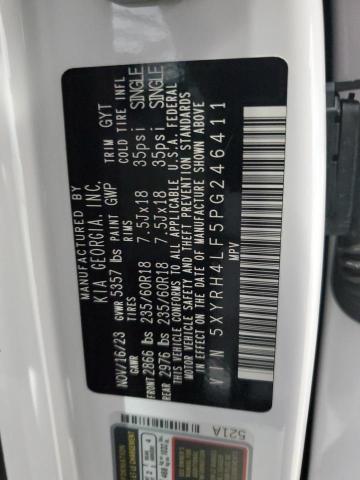 Photo 14 from auction – 2023 KIA SORENTO EX with VIN 5XYRH4LF5PG246411