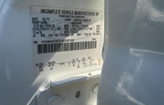 Photo 10 from auction – 2012 FORD F350 SUPER with VIN 1FD8W3G67CEC27122