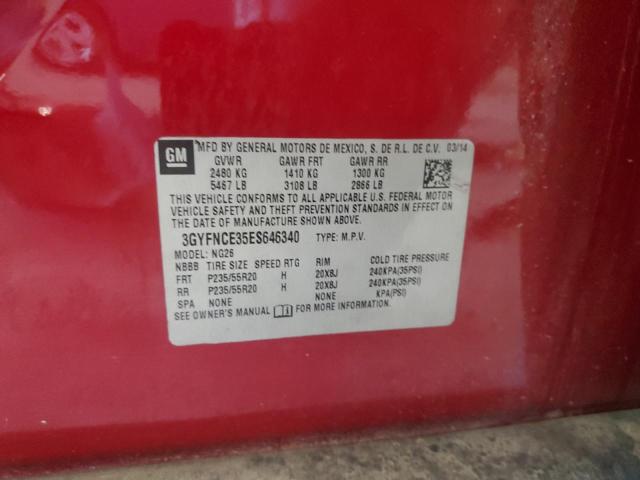Photo 14 from auction – 2014 CADILLAC SRX PERFOR with VIN 3GYFNCE35ES646340