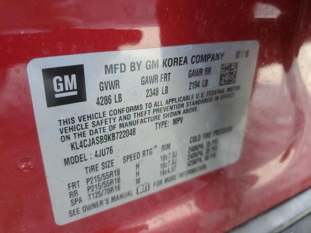 Photo 14 from auction – 2019 BUICK ENCORE PRE with VIN KL4CJASB9KB722048
