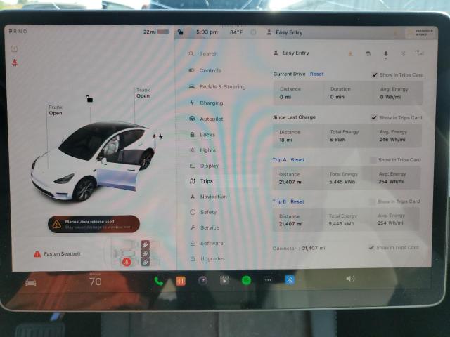 Photo 9 from auction – 2023 TESLA MODEL Y with VIN 7SAYGDEE0PF853040