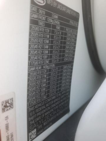 Photo 14 from auction – 2019 LAND ROVER RANGE ROVE with VIN SALYL2EX3KA237941
