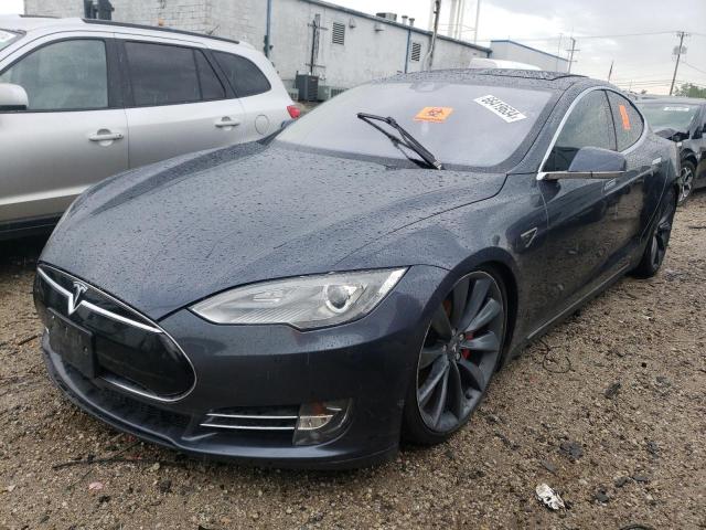 TESLA MODEL S 2014 with VIN 5YJSA1H25EFP62654 - Photo from auction