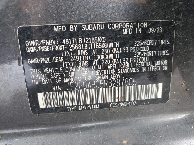 Photo 14 from auction – 2024 SUBARU CROSSTREK with VIN JF2GUABC5R8287805