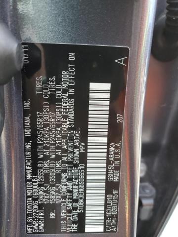 Photo 14 from auction – 2011 TOYOTA HIGHLANDER with VIN 5TDBK3EH6BS066510
