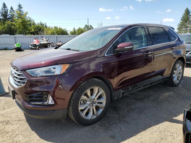 FORD EDGE TITAN 2019 with VIN 2FMPK4K90KBC53750 - Photo from auction
