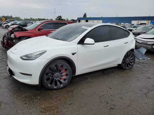 TESLA MODEL Y 2022 with VIN 7SAYGDEE7NF315674 - Photo from auction