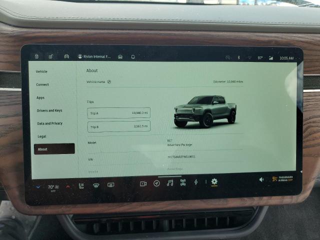 Photo 9 from auction – 2023 RIVIAN R1T ADVENT with VIN 7FCTGAAA2PN019601