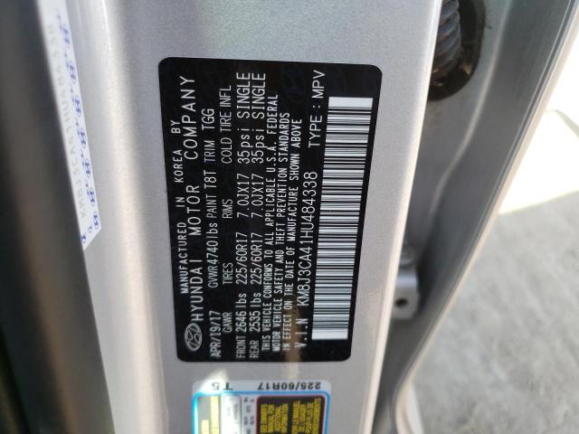 Photo 14 from auction – 2017 HYUNDAI TUCSON LIM with VIN KM8J3CA41HU484338