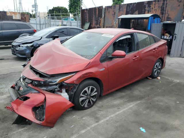 TOYOTA PRIUS PRIM 2018 with VIN JTDKARFP5J3097744 - Photo from auction