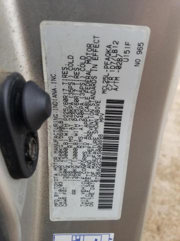 Photo 14 from auction – 2004 TOYOTA SIENNA XLE with VIN 5TDBA22C34S009898