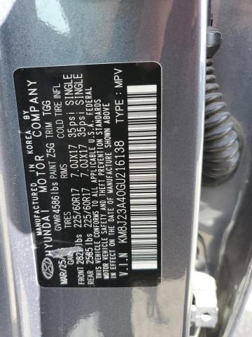 Photo 14 from auction – 2016 HYUNDAI TUCSON SE with VIN KM8J23A40GU216138