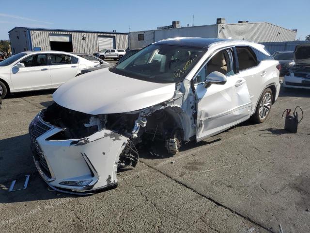 LEXUS RX 450H 2022 with VIN 2T2JGMDA5NC086067 - Photo from auction