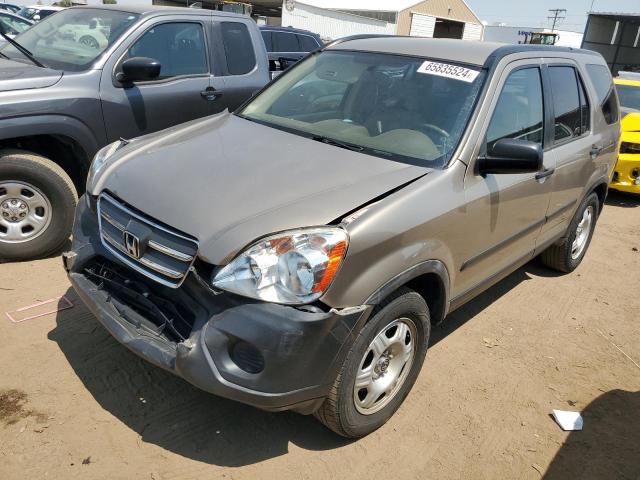HONDA CR-V LX 2005 with VIN JHLRD78595C059593 - Photo from auction