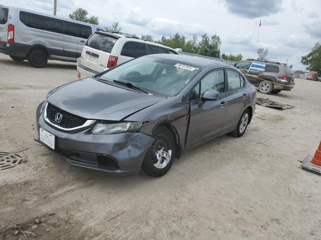 HONDA CIVIC LX 2013 with VIN 19XFB2E50DE037504 - Photo from auction