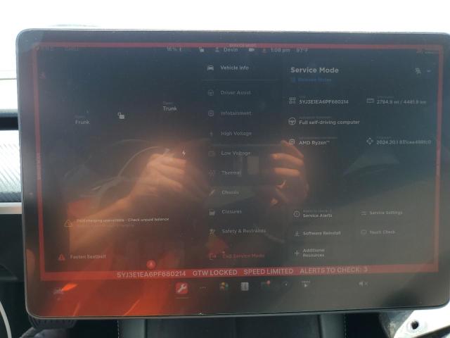 Photo 9 from auction – 2023 TESLA MODEL 3 with VIN 5YJ3E1EA6PF680214