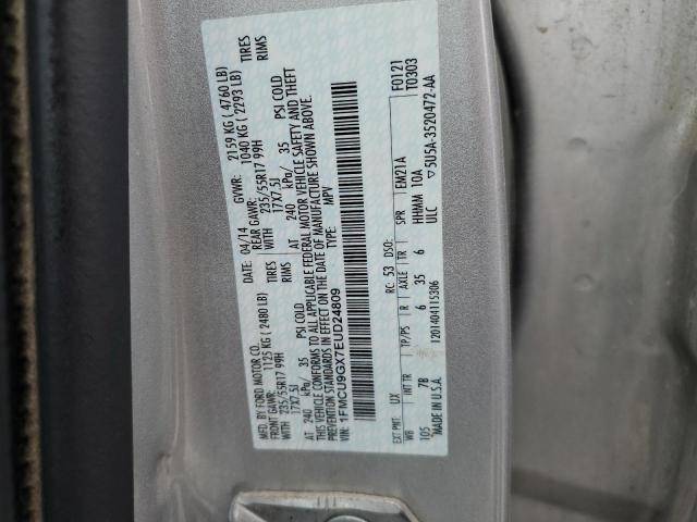 Photo 14 from auction – 2014 FORD ESCAPE SE with VIN 1FMCU9GX7EUD24809