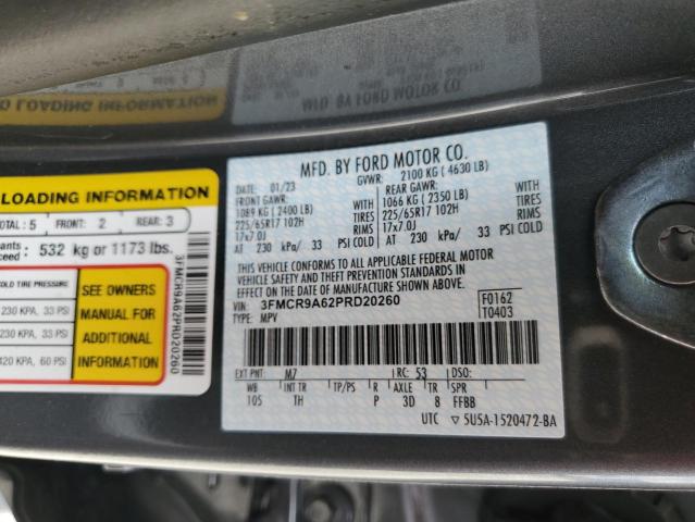 Photo 14 from auction – 2023 FORD BRONCO SPO with VIN 3FMCR9A62PRD20260