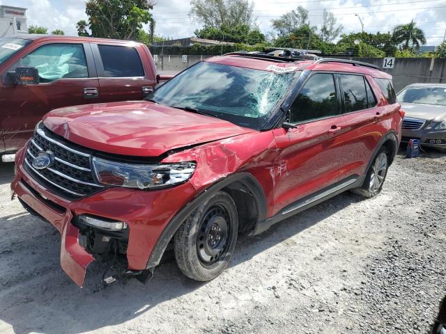 FORD EXPLORER X 2020 with VIN 1FMSK7DH0LGA43496 - Photo from auction
