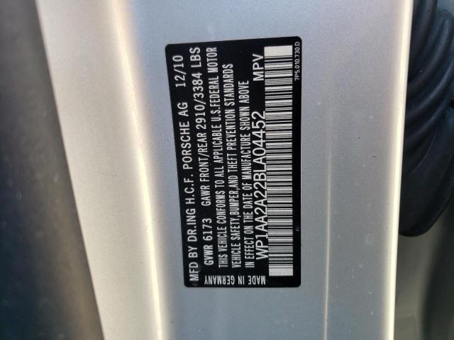 Photo 14 from auction – 2011 PORSCHE CAYENNE with VIN WP1AA2A22BLA04452