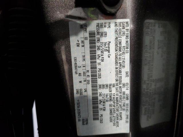 Photo 10 from auction – 2014 FORD FOCUS SE with VIN 1FADP3F25EL275155