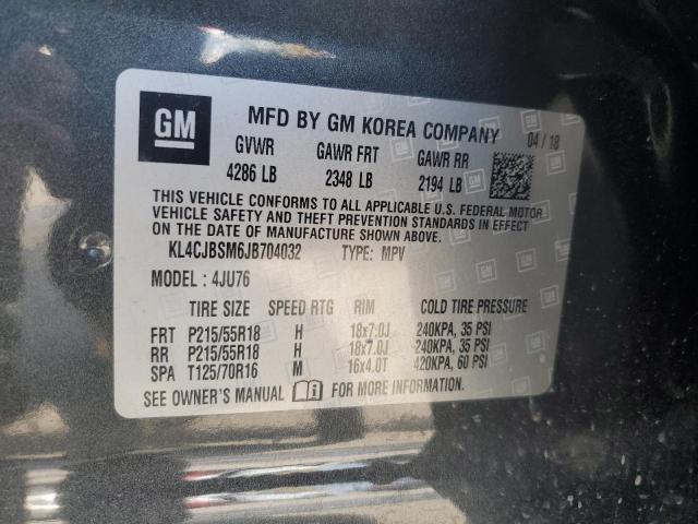Photo 14 from auction – 2018 BUICK ENCORE PRE with VIN KL4CJBSM6JB704032