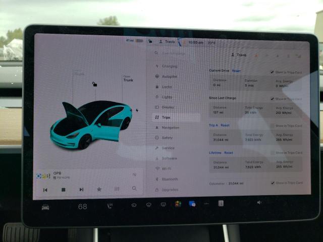 Photo 9 from auction – 2019 TESLA MODEL 3 with VIN 5YJ3E1EAXKF297708