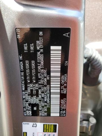 Photo 14 from auction – 2022 LEXUS RX 450H with VIN 2T2JGMDA4NC084889
