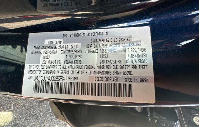 Photo 10 from auction – 2018 MAZDA CX-9 TOURI with VIN JM3TCBCY4J0235284