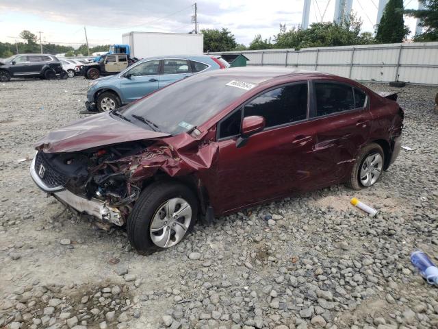 HONDA CIVIC LX 2014 with VIN 19XFB2F54EE249130 - Photo from auction