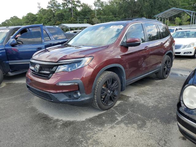 HONDA PILOT SE 2022 with VIN 5FNYF5H28NB033261 - Photo from auction