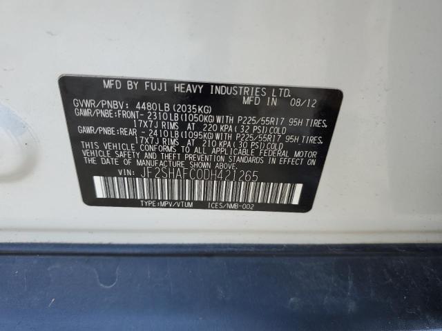 Foto 14 de la subasta – 2013 SUBARU FORESTER L con VIN JF2SHAFC0DH421265
