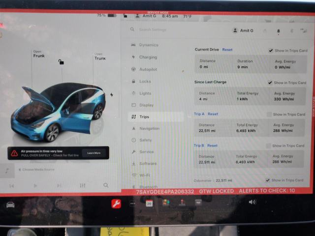 Zdjęcie 9 z aukcji – 2023 TESLA MODEL Y z VIN 7SAYGDEE4PA206332