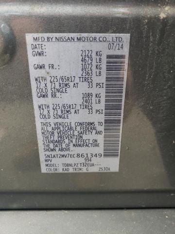 Photo 14 from auction – 2014 NISSAN ROGUE S with VIN 5N1AT2MV7EC861349